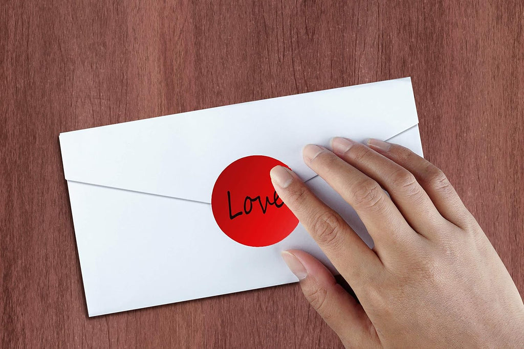 Red Labels Stickers 2 Inch for Inventory and Labeling 50Mm - 300 Pack